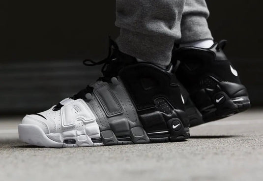 Nike Air More Uptempo 96 black & white & cool grey